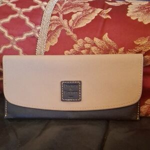 Dooney & Bourke Cream and Brown Women's Wallet